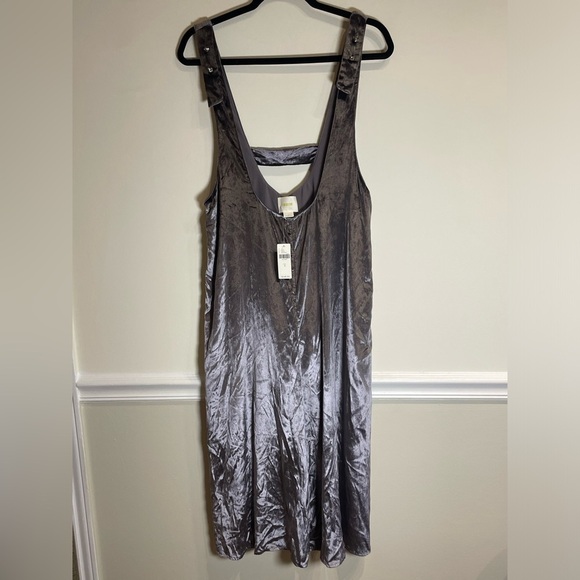 Anthropologie Maeve Velvet Jumper Skirt NWT Size Small - Picture 6 of 9